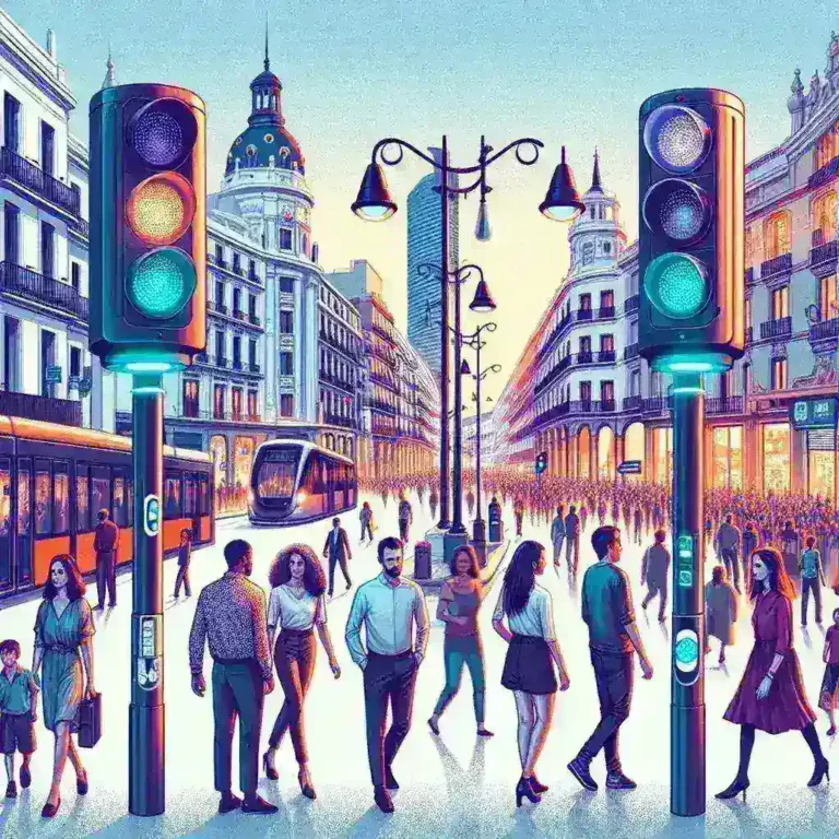 Ciudades españolas instalan sensores inteligentes para control de tráfico peatonal